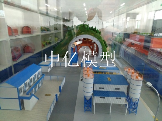 隧道通風整體布局模型